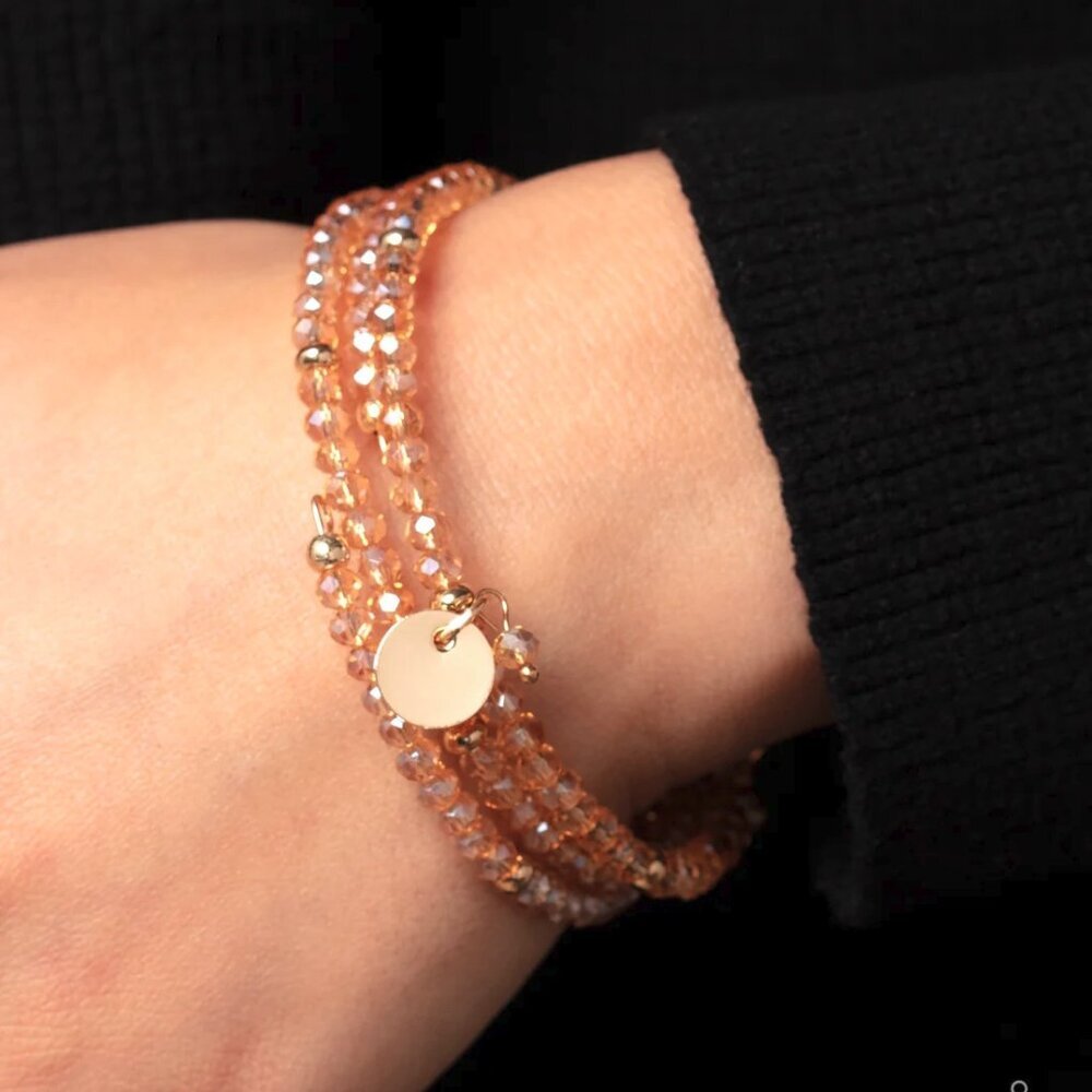 Paparazzi Jewelry Accessories - Illusive Infinity - Gold Bracelet - Vintage